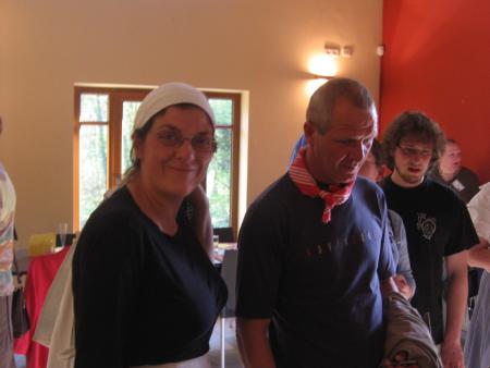Sabrina Holodiline et Pol VERMEULEN , Nicolas BLERET (derrière)