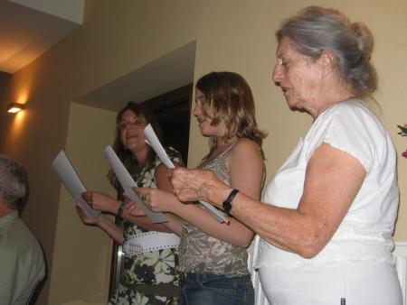 Chorale des amis de Georges, Isabelle , Gladys, Josette Etienne