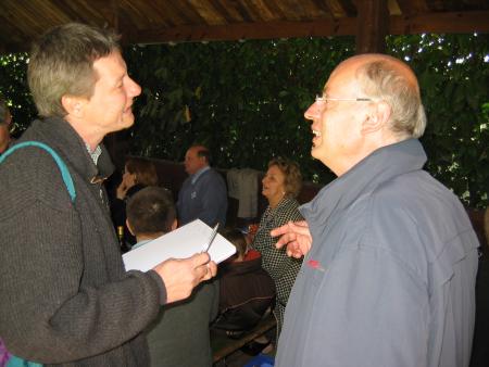 Stéphane Halut, ministre des relations extérieures et Christian de Beco