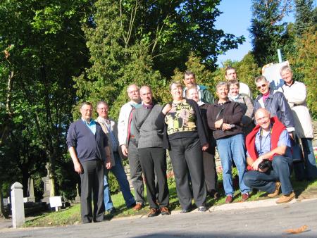 Les participants à la visite de Robermont