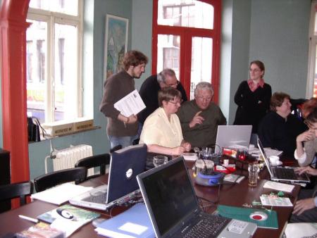 Nicolas Bleret, Cyril Bertrand, Renée Beaujean, Charles Malherbe, Marie Van deuren, Lysiane Debroux